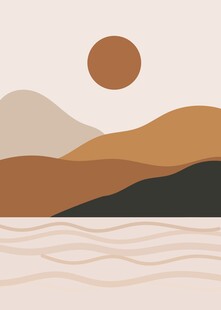 山水背景