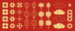 国风新春素材