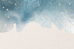 水彩星空背景