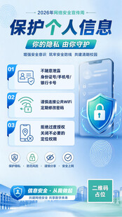 保护个人信息宣传海报