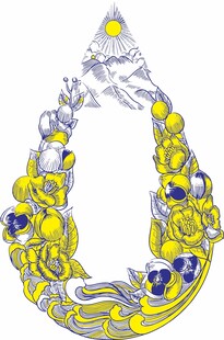 水滴形古典首饰纹样