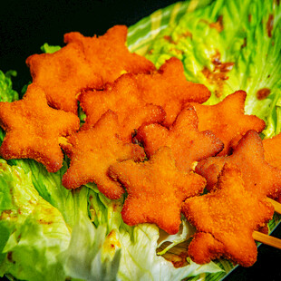星形香炸鸡块