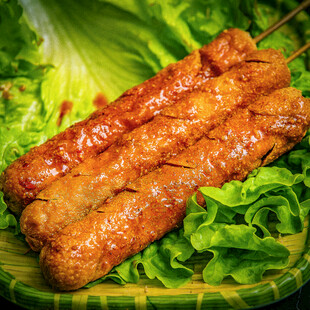 香烤火腿肠串