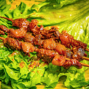 特色香辣烤肉串