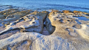 海岸滩涂自然风光