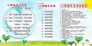 心理辅导工作宣传展板
