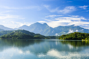 湖光山色自然美景