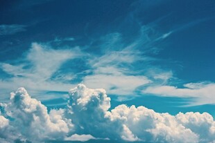蓝天白云晴空美景