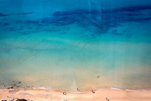 碧海沙滩海滨风光
