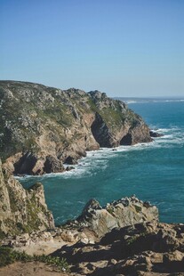 海岸悬崖海景风光