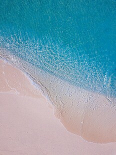 唯美海边浅滩风光
