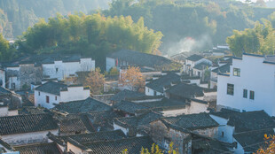 江南古村晨景