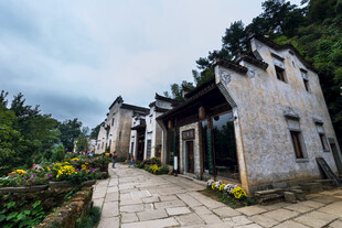 徽派古民居街巷景观