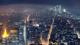 城市璀璨夜景