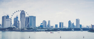城市滨水天际线