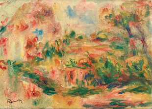 印象派乡村风景油画