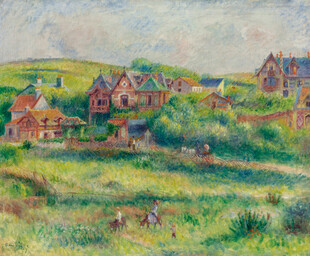 乡村田园风景油画