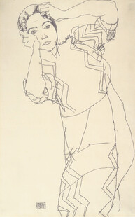 女性人物线描速写