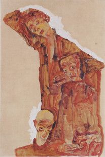 复古木雕手绘版画