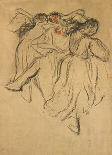 古风线描仕女群像