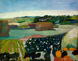 乡村田园风景油画