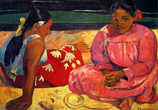 高更塔希提妇女油画