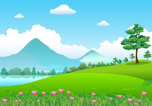 田园风景插画