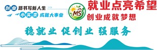 就业创业主题宣传标语