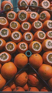 橙子摆放