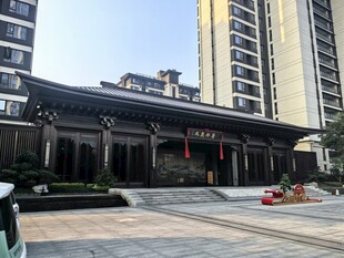 新中式小区入户大门