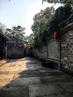 老胡同午后阳光街景