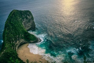 海岸日出海景风光