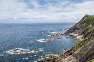 海岸悬崖海景风光