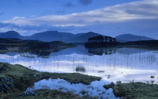 湖光山色自然风景