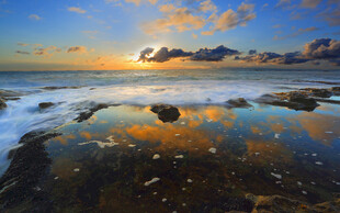 海边日落美景