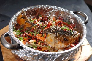 香辣平锅烤鱼