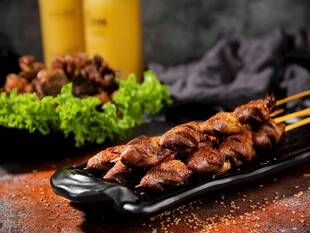 鲜香炭烤羊肉串