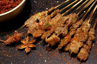 孜然烤羊肉串