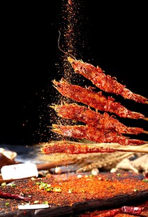 烤虾肉