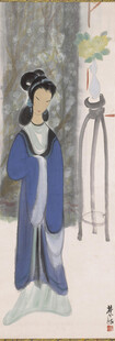 古风仕女写意国画