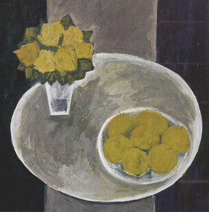 静物柠檬花卉装饰画