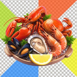 海鲜拼盘