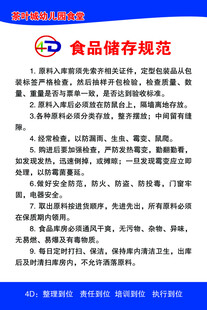 食品储存规范