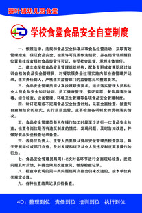 学校食堂食品安全自查制度