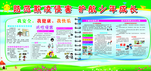 防侵害护少年成长宣传栏