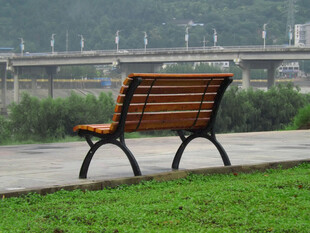 公园户外休闲长椅