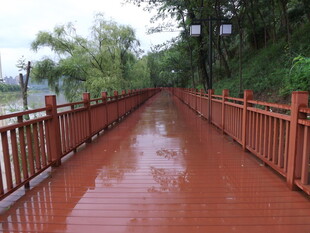 雨后亲水步道