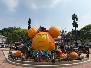 万圣节米奇南瓜主题装置