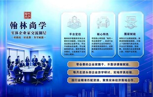 企业商学培训宣传展板