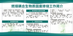 燃煤耦合生物质固废工作简介